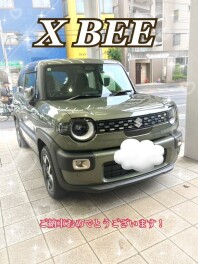 クロスビーを納車させていただきました